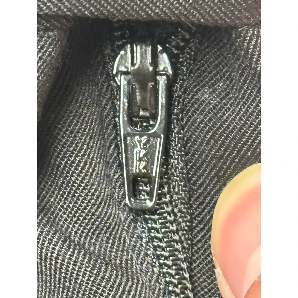 Brooks Brothers 1818 Madison Mens 40x28 Navy Black 100% Wool Pleated Dress Pants